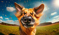 Por que os cães espirram?