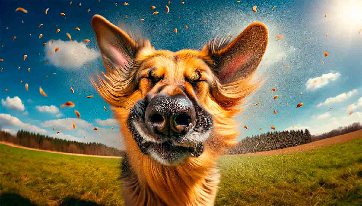¿Por qué los perros estornudan?