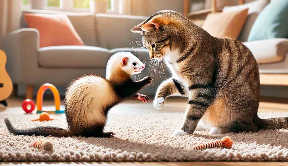 Hilarious Video: Cat Surprises Owner by Bringing Home a Ferret... Alive. Illustration: Petepop