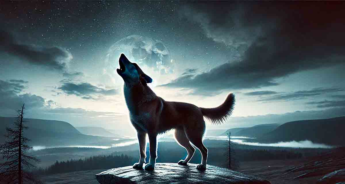 A howling dog means death