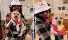 Mulher viaja 2.900 km para reencontrar cãozinho que estava sumido havia 17 dias