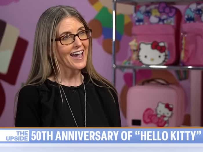 Jill Koch, Vice-Presidente Sênior de Marketing e Gestão da Sanrio (YouTube / @TODAY)