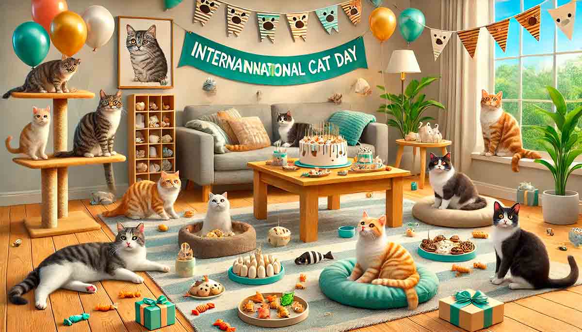 Internationale Dag van de Kat: ontdek traktaties om de dag te vieren met je kat. Illustratie: Petepop