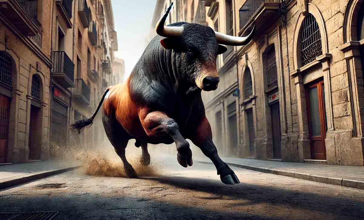 Impressive video shows people struggling with bulls. Illustration: petepop